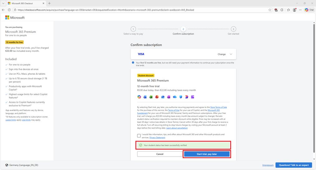 Microsoft 365 Single + LinkedIn Premium 12 Monate kostenlos | mydealz