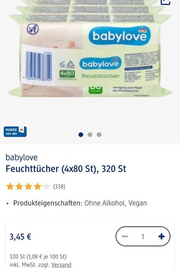 Babyfeuchttücher Lidl | mydealz 100 Stück offline XXL Feuchttücher Family Lupilu Kids