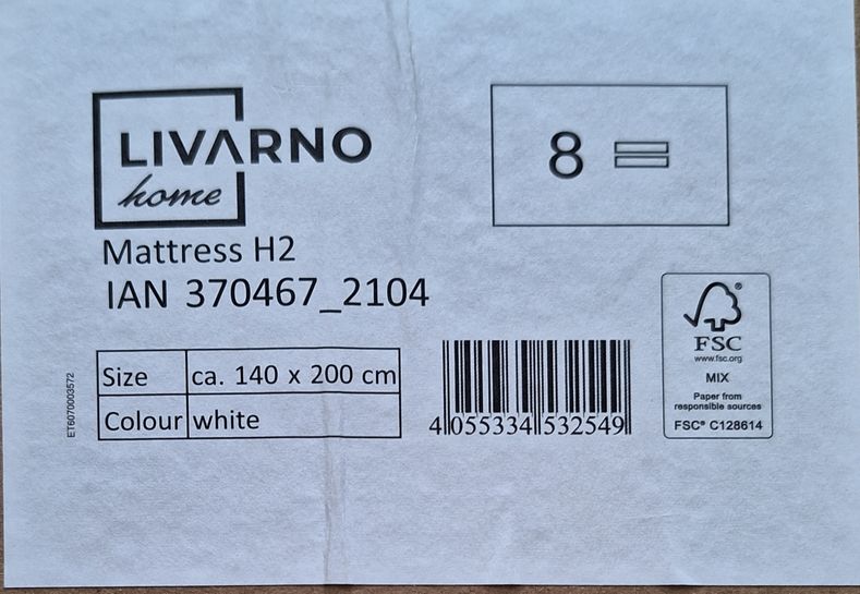 Livarno Home 7-Zonen Taschenfederkernmatratze (90x200cm, H2 mittel, 360  Tonnentaschen, Bezug waschbar) | auch andere Größen | mydealz