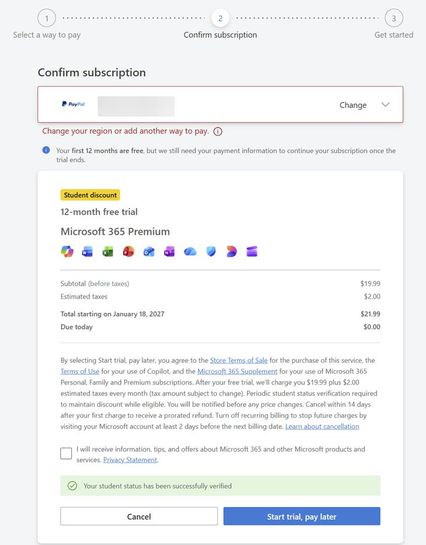 Microsoft 365 Single + LinkedIn Premium 12 Monate kostenlos | mydealz