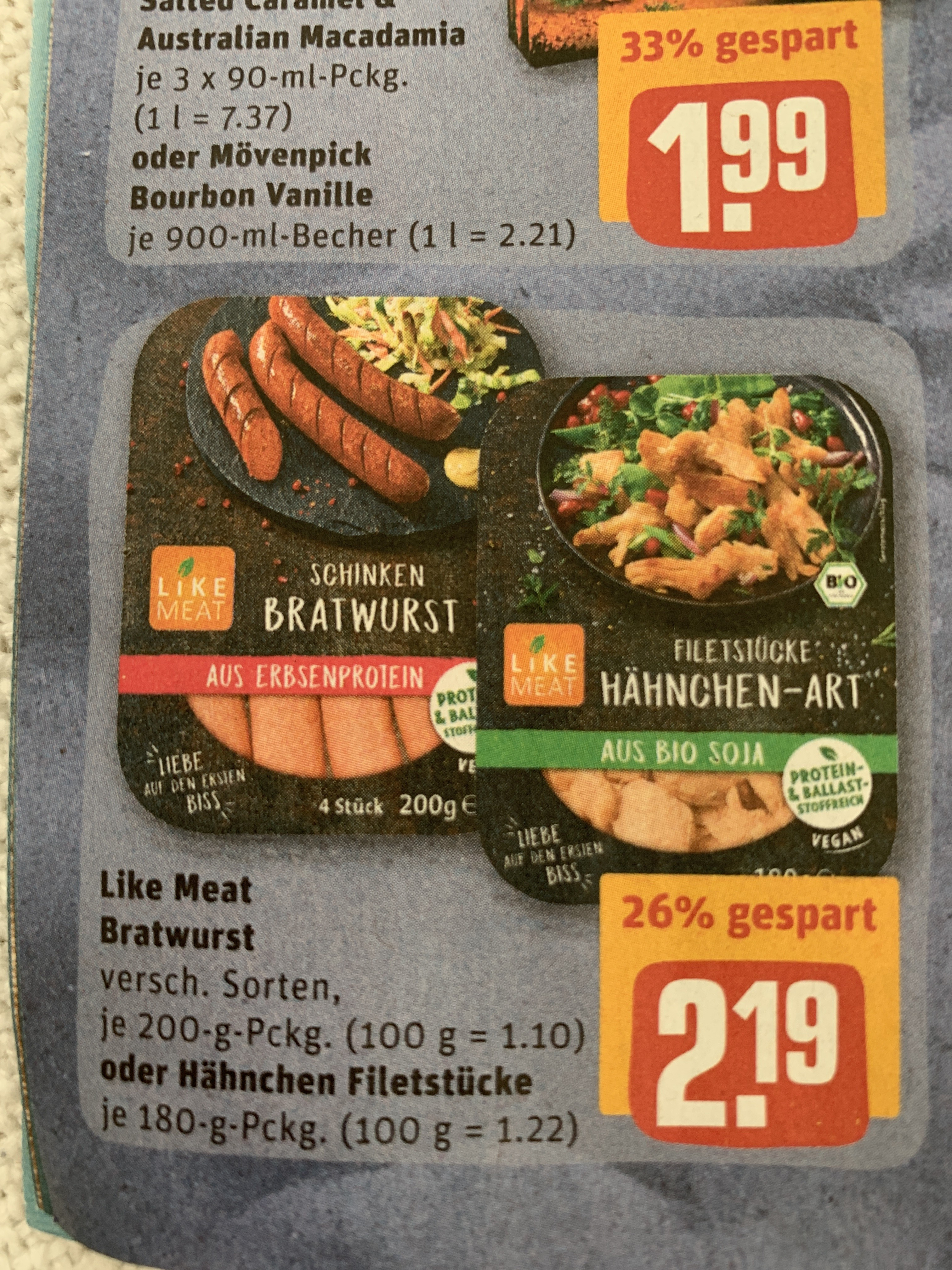 Likemeat veganer Fleischersatz bei Rewe, Kaufland & Edeka ...