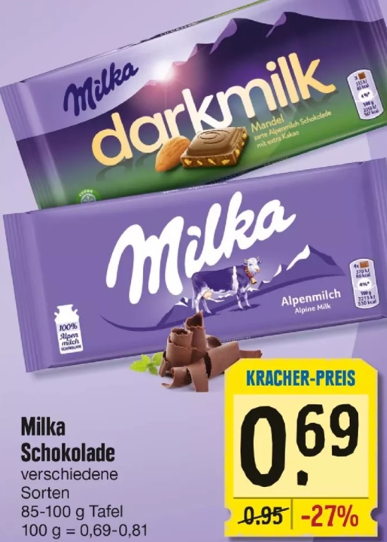 Kaufland Milka Kleine Tafel Schokolade Mydealz De