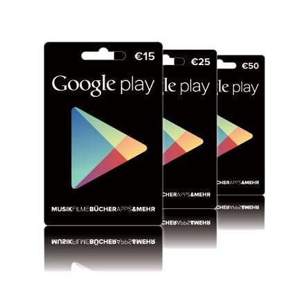 Play 5€ gutschein google Kostenlose Geschenkkarten