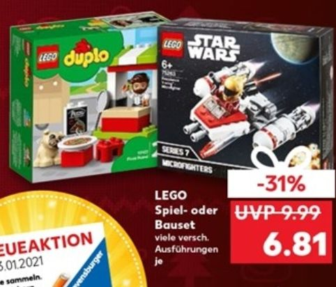 Lego Oder Duplo Versch Kleine Sets Z B Star Wars Y Wing Microfighter 75263 Kaufland Mydealz De