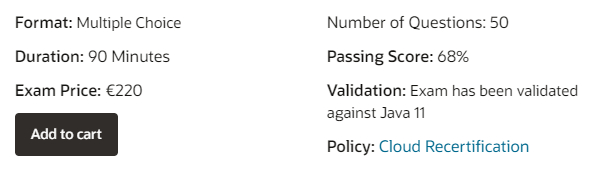 1Z0-819 Exam Test