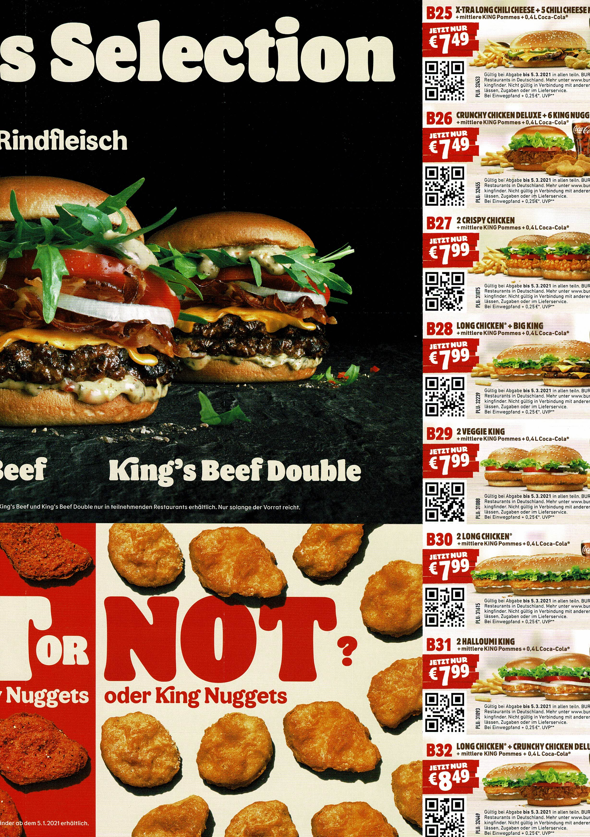 Burger King Coupons bundesweit gültig bis 05.03.2021 ...