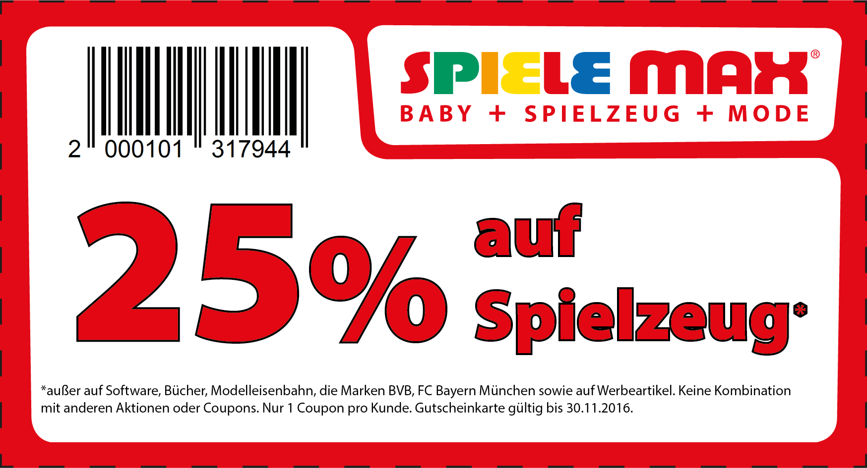 Spiele Max Coupon