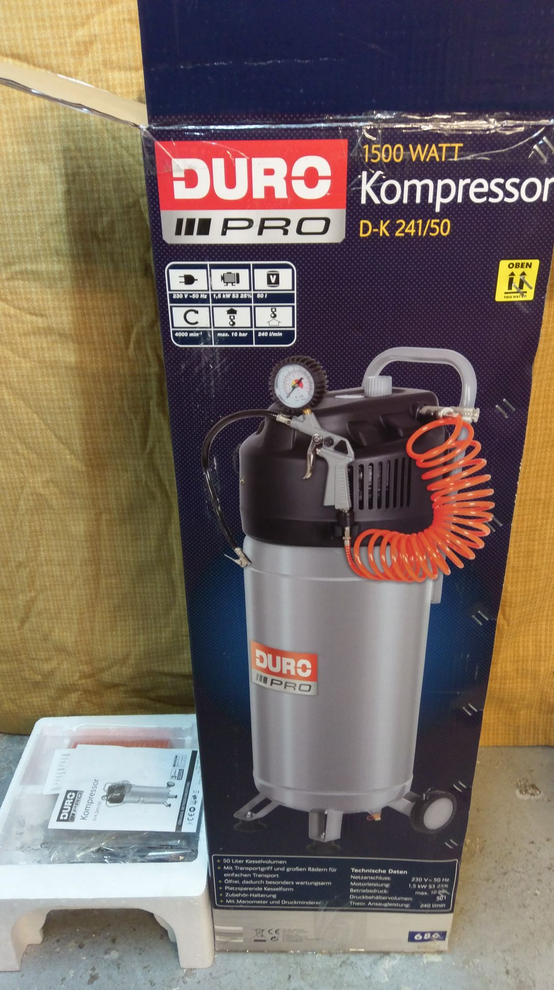 Duro Pro Kompressor D-K 241/50 - Lokal bei Aldi Nord ...