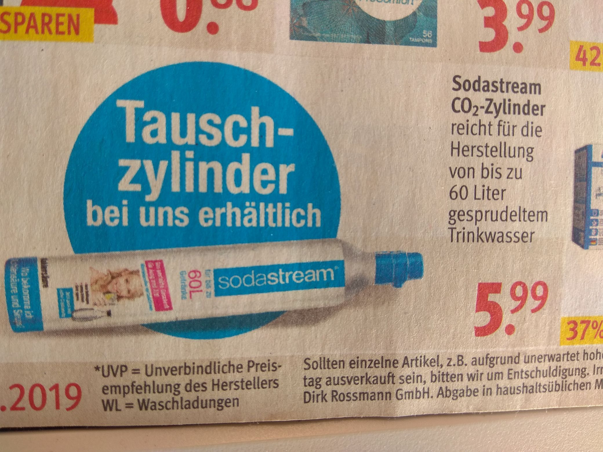Soda Stream 60l Bei Rossmann In Der Werbung Mydealz De