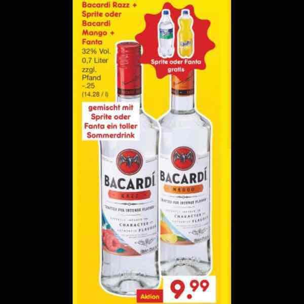 Bacardi razz + Sprite oder Bacardi Mango + Fanta - mydealz.de