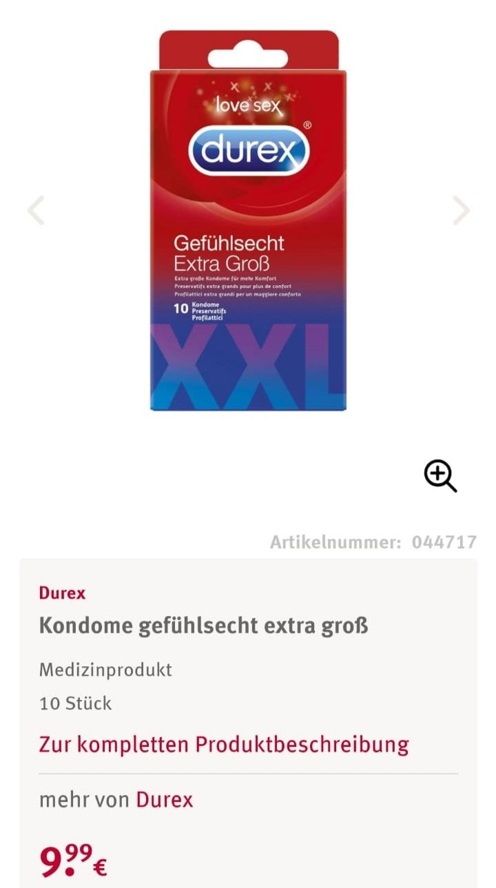 Erfahrungen kondome rossmann preventivo Kondome