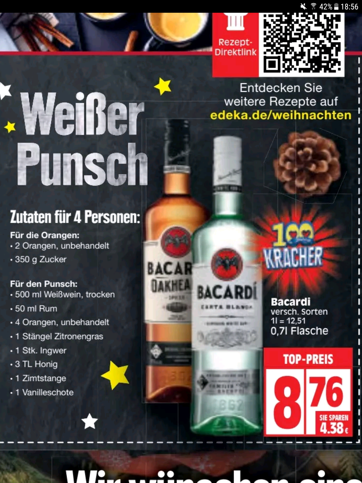 Edeka Berlin Bacardi Und Oakheart 0 7l Flasche Fur Nur 8 76 Mydealz De