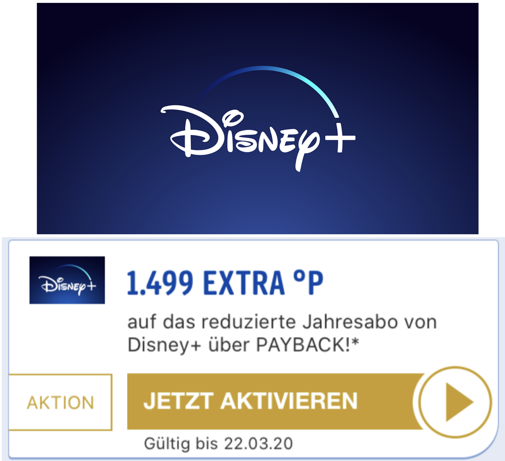 Payback 1499 Extra Punkte 50 Punkte Auf Das Reduzierte Disney Jahresabo Entspricht 14 99 Spater Auszahlbarem Cashback Mydealz De