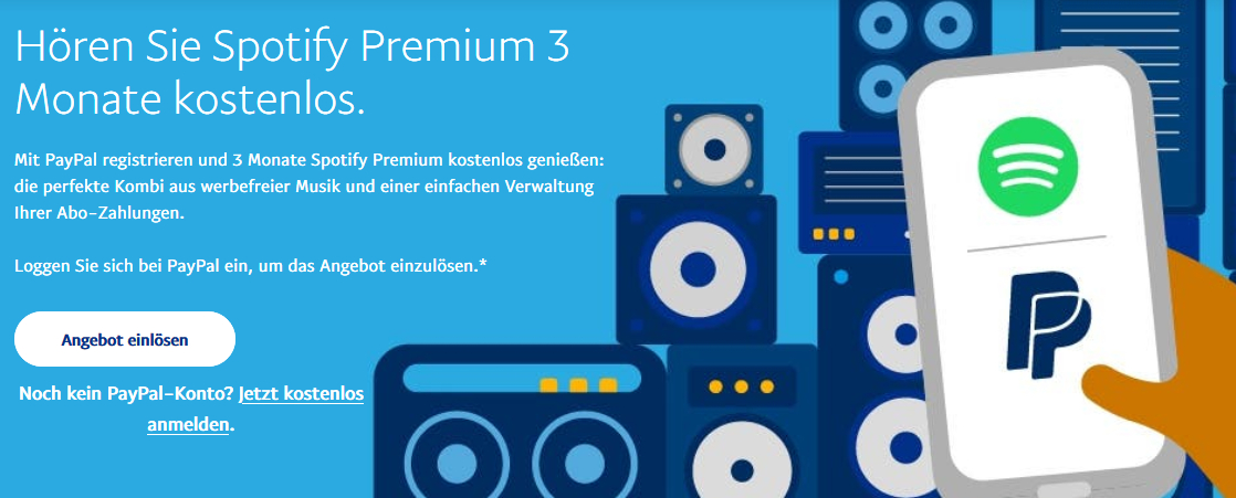 [paypal] Spotify Premium - 3 Monate kostenlos (Neukunden) - mydealz.de