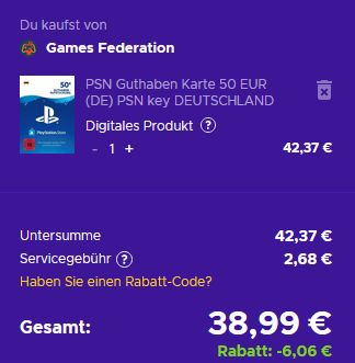 50 Playstation Store Guthaben Fur 38 99 Psn Deutschland Faktor 0 78 12 Monate Playstation Plus Ps Fur Effektiv 35 09 Mydealz De