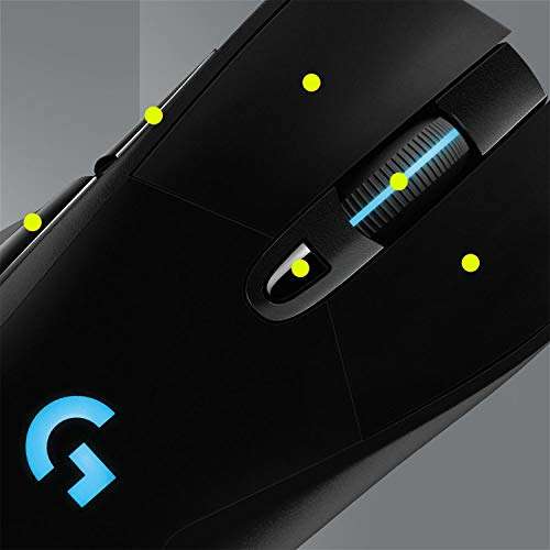 [Amazon Prime] Logitech G703 LIGHTSPEED kabellose Gaming-Maus mit HERO 25K DPI Sensor, Wireless Verbindung, LIGHTSYNC RGB