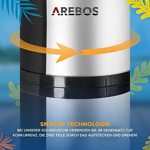[Preisfehler] Arebos Solardusche 40 Liter [Amazon]