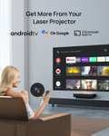 XGIMI Aura Ultrakurzdistanz-Laserprojektor (DLP, nativ 1920x1080 mit Pixel Shift, 2400lm, 3D-ready, 3x HDMI 2.0, 4x 15W LS, Android TV)