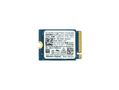 [eBay] - Western Digital WD SN530 512Gb - M.2 SSD 2230 FF für SteamDeck oder Convertible - Verfügbarkeitsdeal