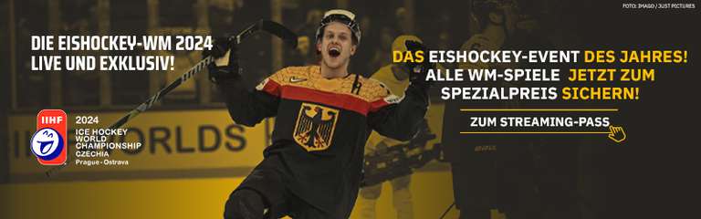 Sportdeutschland.tv - ALLE SPIELE DER EISHOCKEY-WM 2024