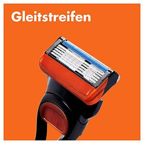 Gillette Fusion 5 Nassrasierer Herren, Rasierer + 11 Rasierklingen mit 5-fach Klinge, Angebottsende Heute um 17:30 - PRIME