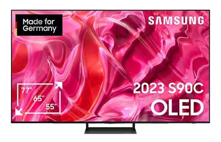 SAMSUNG GQ55S90CAT OLED TV (Flat, 55 Zoll / 138 cm, OLED 4K, SMART TV, Tizen) + Streaming Pack