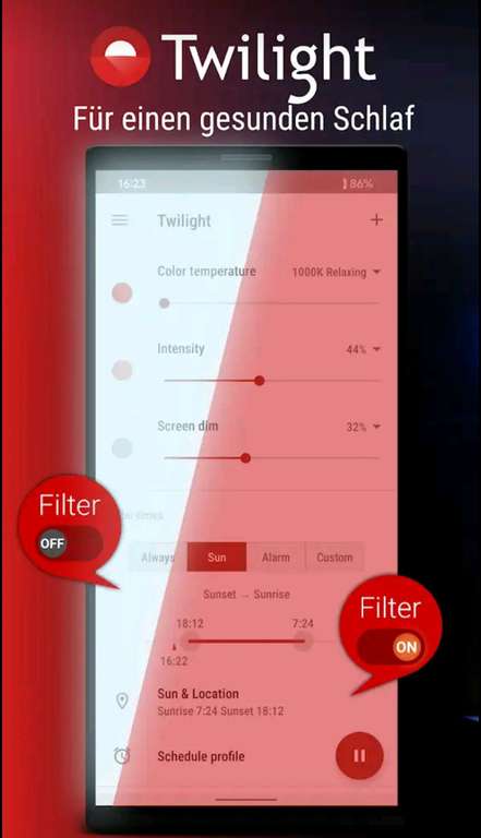 (-50%) Twilight Pro Unlock (Google Play store | Android App)
