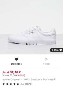 Adidas 3MC Vulc Sneaker white