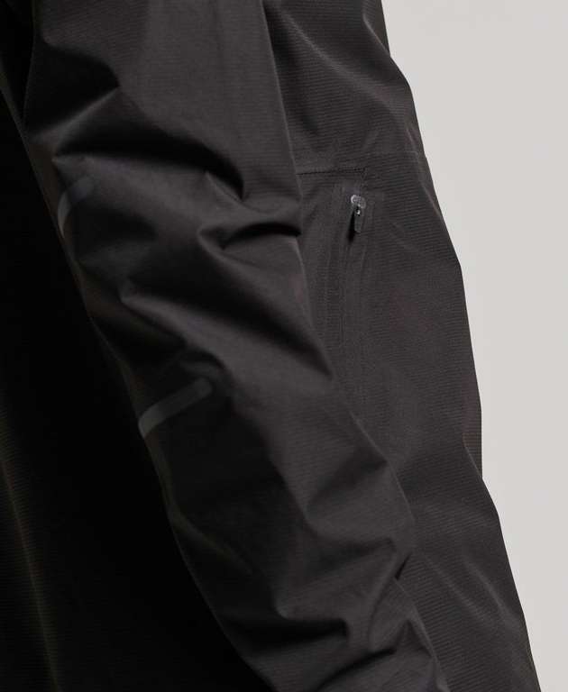 Superdry wasserdichte Jacke Fitness Regenjacke Damen | versch. Farben (schwarz, gelb, weiß, pink) | wasserdicht 15.000/MM, verklebte Nähte