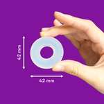 Durex Pleasure Ring - Dehnbarer Penisring aus angenehm weichem Silikon - für ein längeres & härteres Vergnügen, 1 Stück [PRIME/Sparabo]