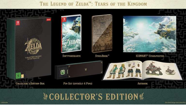Nintendo Switch - The Legend of Zelda : Tears of the Kingdom Collectors Edition (Verfügbarkeitsdeal) Expert