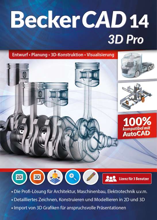 [Nur für Bestandskunden] BeckerCAD 14 3D Pro