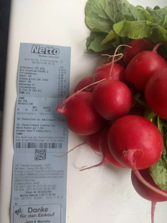 [Lokal Netto MD 10315 Berlin Lichtenberg] 50% auf verschiedenes frisches Gemüse