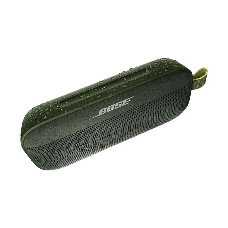 Bose SoundLink Flex Bluetooth Speaker, kabelloser, wasserdichter, tragbarer  Outdoor-Lautsprecher, Zypressengrün - Limited Edition
