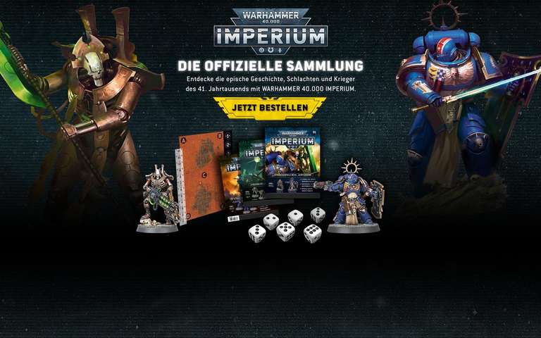 Warhammer 40k Imperium (3 Ausgaben + Modellier-Set + weiteres)