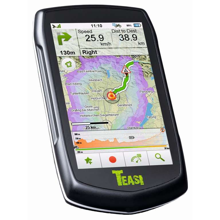 [yakodo.de] TEASI VOLT e-Bike Fahrrad GPS Navigation Brose & Ansmann