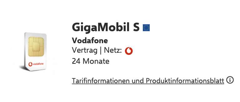 [Vodafone + GigaKombi] 30 GB 5G