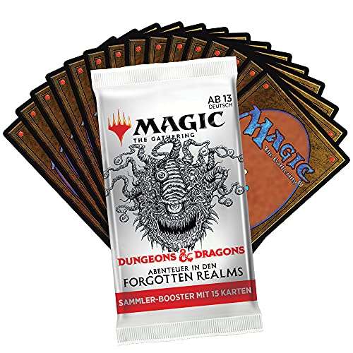 MTG Magic the Gathering Abenteuer in den Forgotten Realms, Sammler Display, 12 Booster
