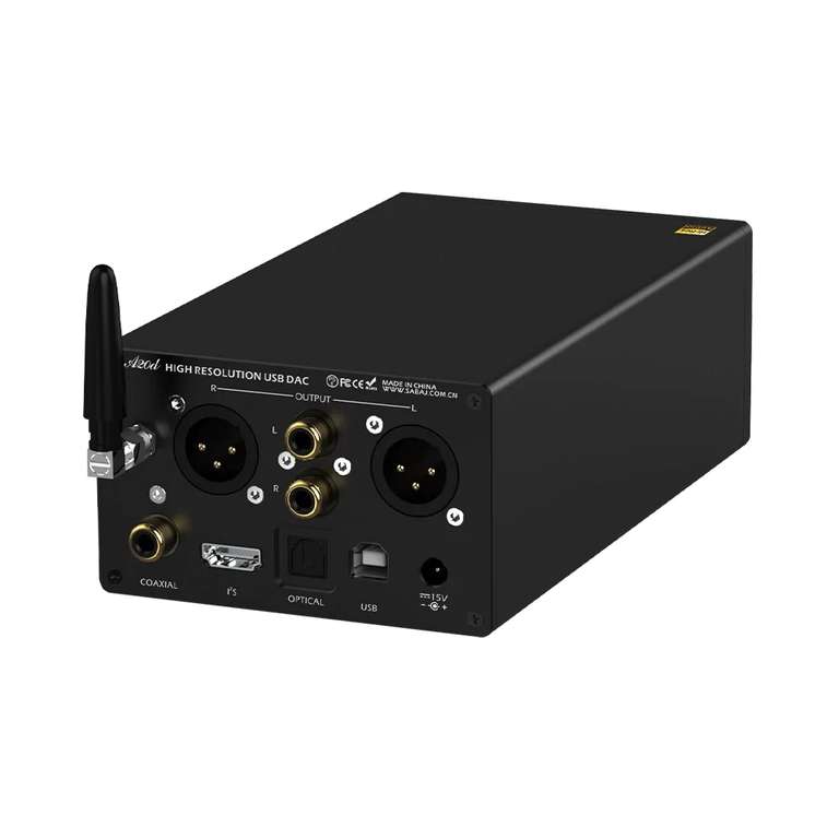 Sabaj A20d DAC mit XLR Balanced Audio Output, Bluetooth 5.0 APTX und Optical/ COAXIAL-Eingang