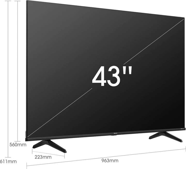 Hisense QLED-Fernseher 43 Zoll 4K UHD im Angebot + 15% Coupon