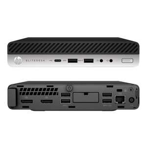 Mini PC HP EliteDesk 705 G4, AMD Ryzen 5 Pro 2400GE, 8GB RAM, 240GB SSD - Zustand: Gebraucht - Hervorragend - Verifiziert Refurbished