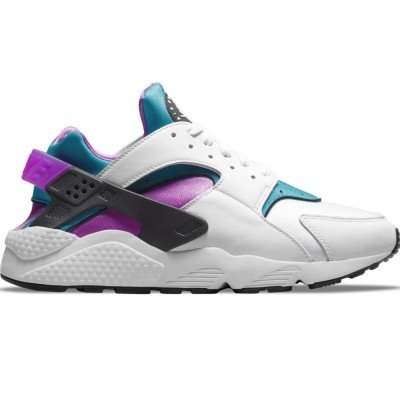 Nike Air Huarache Sneaker Unisex Schuhe weiß lila türkis