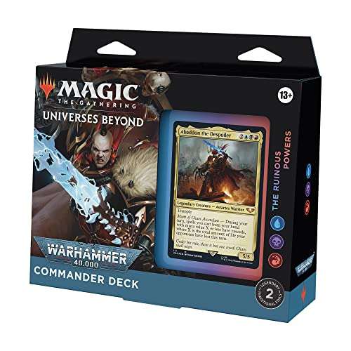 [Prime Day] Magic: The Gathering Warhammer 40,000 Commander Deck – The Ruinous Powers (Englische Version)