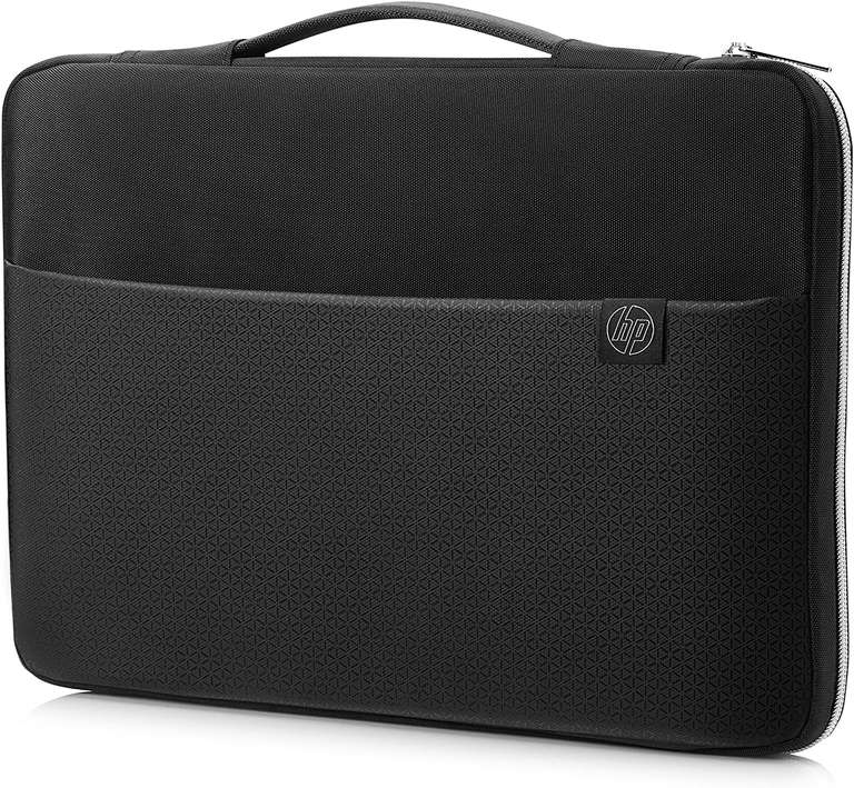 HP Carry Sleeve Laptoptasche (für Modelle bis 15.6", gepolstert, Außentasche für Zubehör, Reißverschlüsse, Tragegriff, 290x415x45mm)