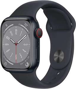 Apple Watch Series 8 GPS + Cellular 41mm Midnight Aluminium B-Ware - Neupreis: 419,99€