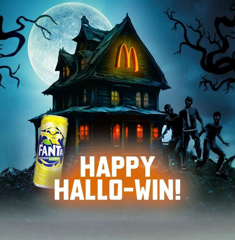 McDonald's Halloween Doppelpack Menü Aktion + Gewinnspiel (App Coupon) - McDonald’s Restaurants ivm. App Bestellung