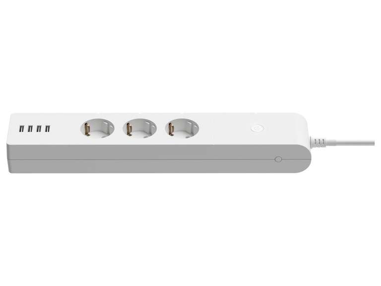 Silvercrest Steckerleiste Zigbee Smart Home (einzeln schaltbar, 4 USB A + 3 Steckplätze, Fast Charge, 3680W) [14,99€ mit LIDL-Gutschein]