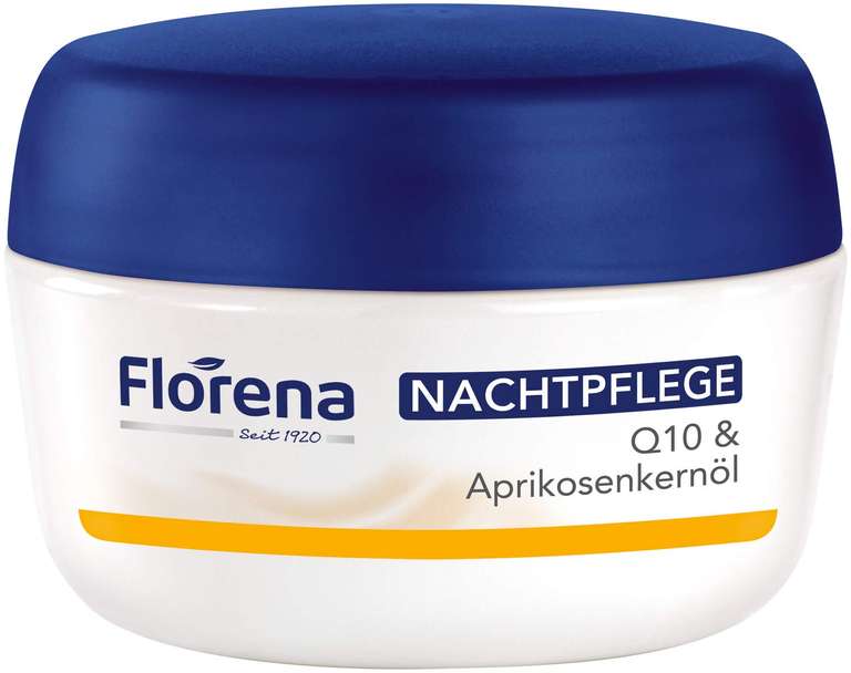 Florena Nachtpflege Q10 & Aprikosenkernöl 50ml (Prime Spar-Abo)