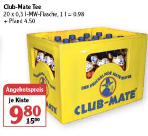 [Globus Rostock] Kasten Club Mate 20 Flaschen für 9,50 Euro (Preis ohne Pfand)