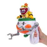 111° - Der Super Mario Galaxy Movie – 13 cm große Bowser Jr.-Figur mit Clownauto, Pinsel und Wasser-Enthüllungsaufklebern | Prime